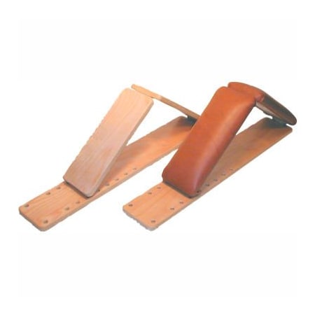 Fabrication Enterprises Quad Board, Wood, Unpadded, 5-1/4"W x 27-1/2"L x 2"H 10-1140